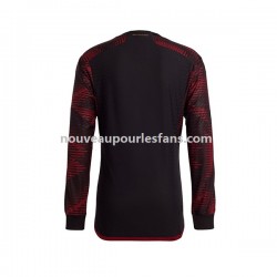 Maillot Allemagne Homme Tenue Extérieur Coupe du Monde 2022 Manche Longue