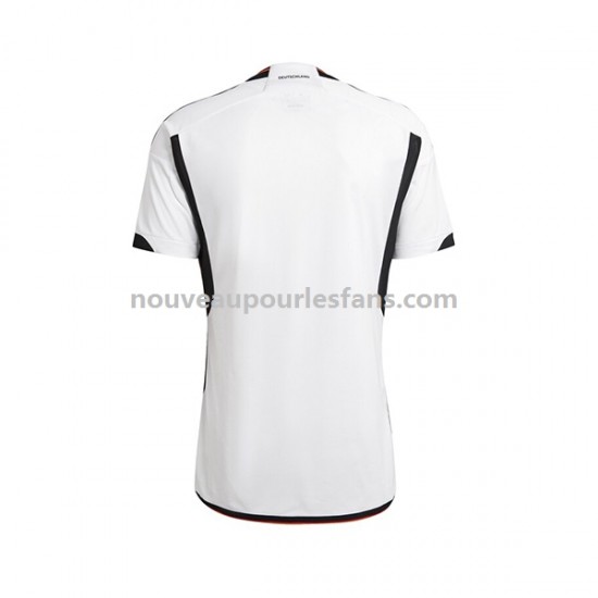 Maillot Allemagne Homme Tenue Domicile Coupe du Monde 2022 Manche Courte