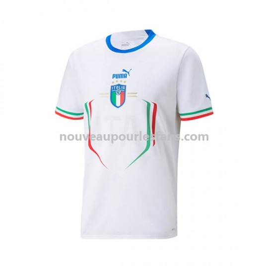 Maillot Italie Homme Tenue Extérieur 2022-2023 Manche Courte