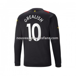 Maillot Manchester City Grealish 10 Homme Tenue Extérieur 2022-2023 Manche Longue
