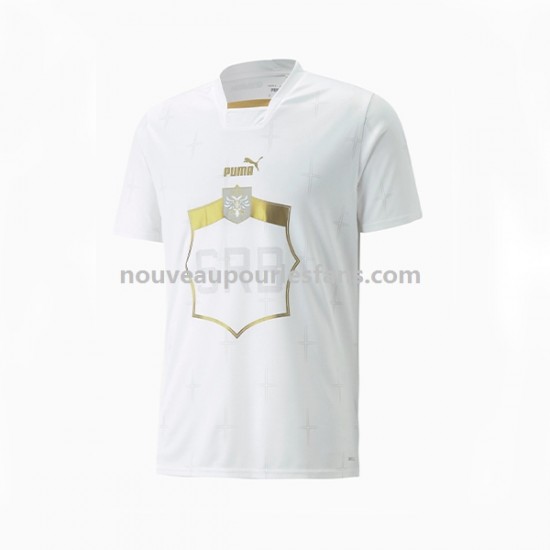 Maillot Serbie Homme Tenue Extérieur Coupe du Monde 2022 Manche Courte