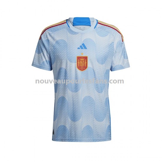 Maillot Espagne Homme Tenue Extérieur Coupe du Monde 2022 Manche Courte