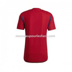 Maillot Espagne Homme Tenue Domicile Coupe du Monde 2022 Manche Courte