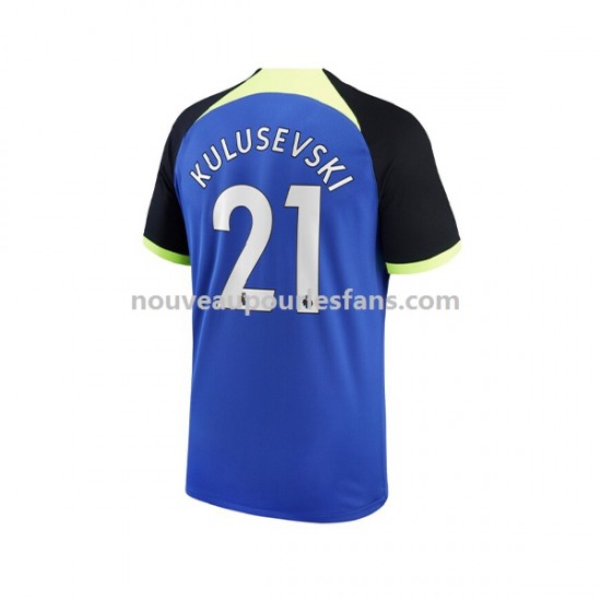 Maillot Tottenham Hotspur Kulusevski 21 Homme Tenue Extérieur 2022-2023 Manche Courte