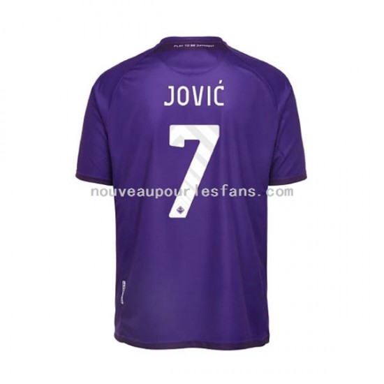 Maillot Fiorentina Jovic 7 Homme Tenue Domicile 2022-2023 Manche Courte