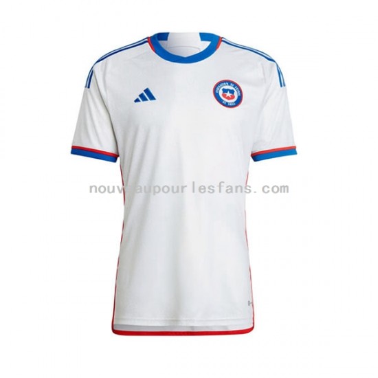 Maillot Chili Homme Tenue Extérieur 2022 Manche Courte