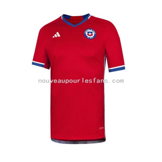 Maillot Chili Homme Tenue Domicile 2022 Manche Courte