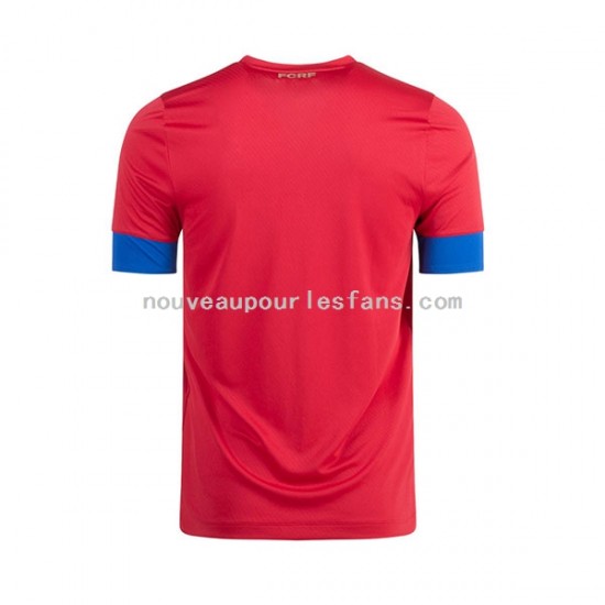 Maillot Costa Rica Homme Tenue Domicile Coupe du Monde 2022 Manche Courte