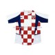 Maillot Croatie Homme Tenue Domicile 2002 Manche Courte