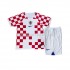 Maillot Croatie Enfant Tenue Domicile Coupe du Monde 2022 Manche Courte