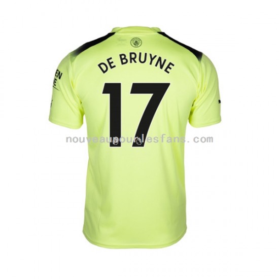 Maillot Manchester City De Bruyne 17 Homme Tenue 3ème 2022-2023 Manche Courte
