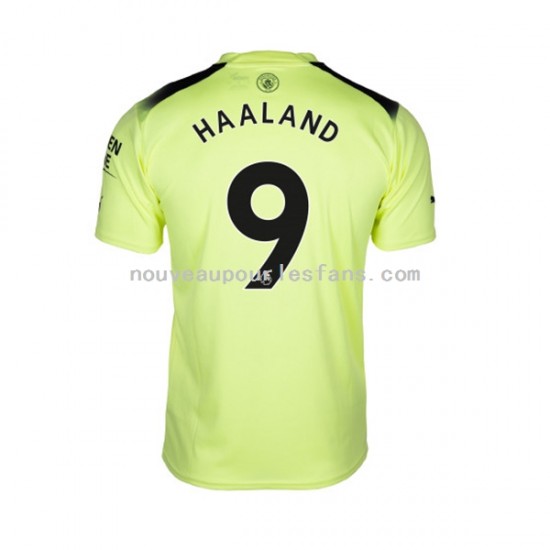Maillot Manchester City Haaland 9 Homme Tenue 3ème 2022-2023 Manche Courte