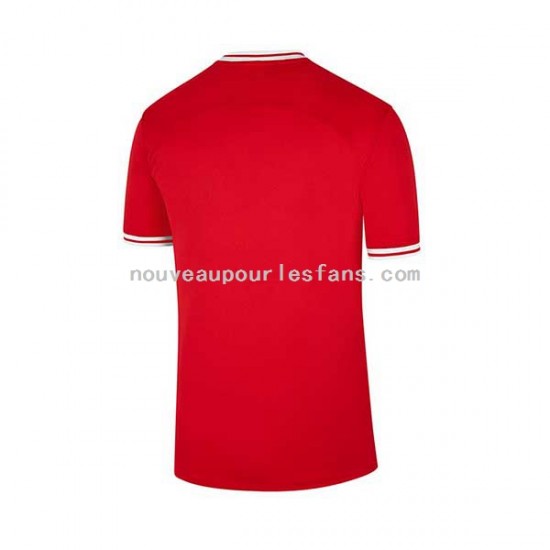 Maillot Pologne Homme Tenue Extérieur Coupe du Monde 2022 Manche Courte