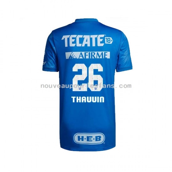 Maillot Tigres UANL Florian Thauvin 26 Homme Tenue Extérieur 2022-2023 Manche Courte