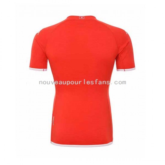 Maillot Tunisie Homme Tenue Domicile Coupe du Monde 2022 Manche Courte