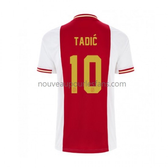 Maillot Ajax Amsterdam Dusan Tadic 10 Homme Tenue Domicile 2022-2023 Manche Courte
