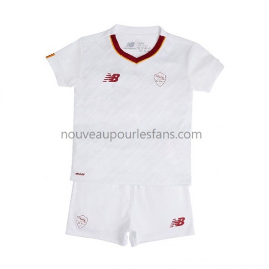 Maillot AS Rome Enfant Tenue Extérieur 2022-2023 Manche Courte