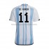Maillot Argentine Di Maria 11 Homme Tenue Domicile Coupe du Monde 2022 Manche Courte