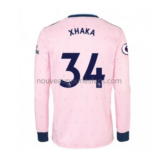 Maillot Arsenal Granit Xhaka 34 Homme Tenue 3ème 2022-2023 Manche Longue