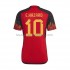 Maillot Belgique Hazard 10 Homme Tenue Domicile Coupe du Monde 2022 Manche Courte