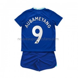 Maillot Chelsea Aubameyang 9 Enfant Tenue Domicile 2022-2023 Manche Courte