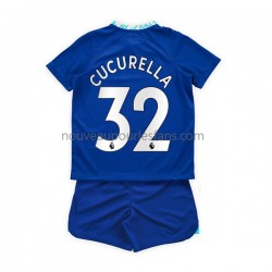 Maillot Chelsea Cucurella 32 Enfant Tenue Domicile 2022-2023 Manche Courte