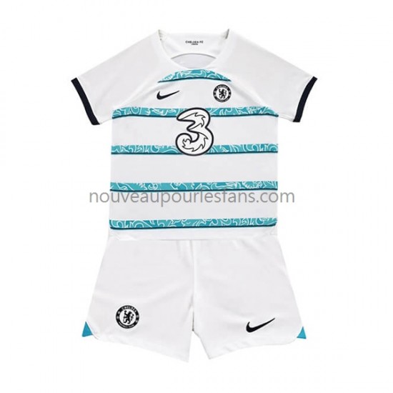 Maillot Chelsea Enfant Tenue Extérieur 2022-2023 Manche Courte