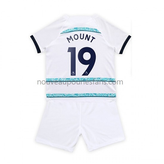 Maillot Chelsea Mount 19 Enfant Tenue Extérieur 2022-2023 Manche Courte