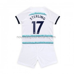 Maillot Chelsea Sterling 17 Enfant Tenue Extérieur 2022-2023 Manche Courte