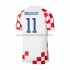 Maillot Croatie Brozovic 11 Homme Tenue Domicile Coupe du Monde 2022 Manche Courte