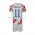 Maillot Croatie Brozovic 11 Enfant Tenue Domicile Coupe du Monde 2022 Manche Courte