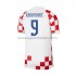 Maillot Croatie Kramaric 9 Homme Tenue Domicile Coupe du Monde 2022 Manche Courte
