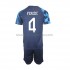 Maillot Croatie Perisic 4 Enfant Tenue Extérieur Coupe du Monde 2022 Manche Courte