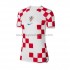Maillot Croatie Femme Tenue Domicile Coupe du Monde 2022 Manche Courte