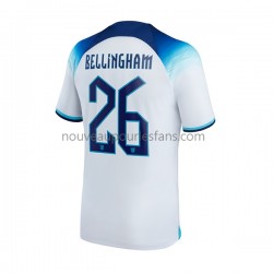 Maillot Angleterre Bellingham 26 Homme Tenue Domicile Coupe du Monde 2022 Manche Courte