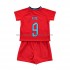 Maillot Angleterre Kane 9 Enfant Tenue Extérieur Coupe du Monde 2022 Manche Courte