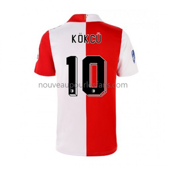Maillot Feyenoord Rotterdam Orkun Kokcu 10 Homme Tenue Domicile 2022-2023 Manche Courte