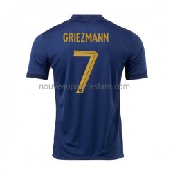 Maillot France Griezmann 7 Homme Tenue Domicile Coupe du Monde 2022 Manche Courte