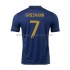 Maillot France Griezmann 7 Homme Tenue Domicile Coupe du Monde 2022 Manche Courte