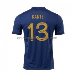 Maillot France Kante 13 Homme Tenue Domicile Coupe du Monde 2022 Manche Courte