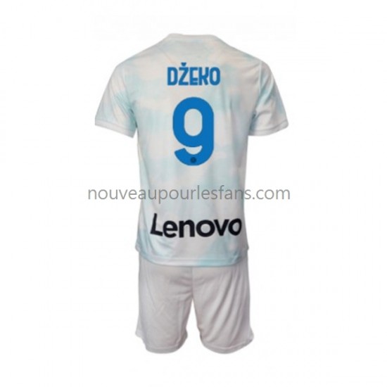 Maillot Inter Milan Edin Dzeko 9 Enfant Tenue Extérieur 2022-2023 Manche Courte