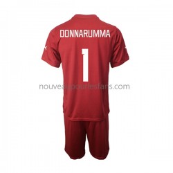 Maillot Italie Donnarumma 1 Gardien Enfant Tenue Extérieur 2022-2023 Manche Courte