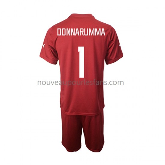 Maillot Italie Donnarumma 1 Gardien Enfant Tenue Extérieur 2022-2023 Manche Courte