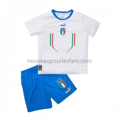 Maillot Italie Enfant Tenue Extérieur 2022-2023 Manche Courte