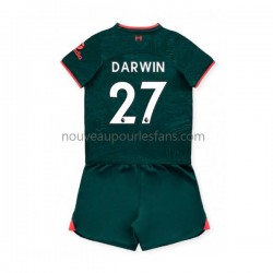 Maillot Liverpool Darwin Nunez 27 Enfant Tenue 3ème 2022-2023 Manche Courte