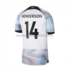 Maillot Liverpool Henderson 14 Homme Tenue Extérieur 2022-2023 Manche Courte