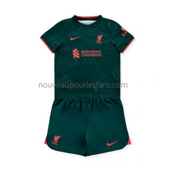 Maillot Liverpool Enfant Tenue 3ème 2022-2023 Manche Courte