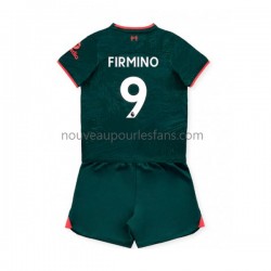 Maillot Liverpool Roberto Firmino 9 Enfant Tenue 3ème 2022-2023 Manche Courte