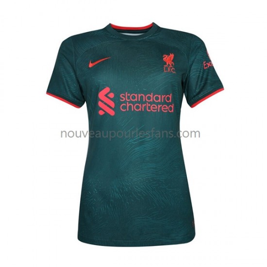 Maillot Liverpool Femme Tenue 3ème 2022-2023 Manche Courte