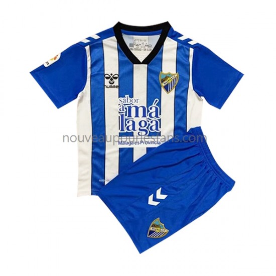 Maillot Málaga CF Enfant Tenue Domicile 2022-2023 Manche Courte